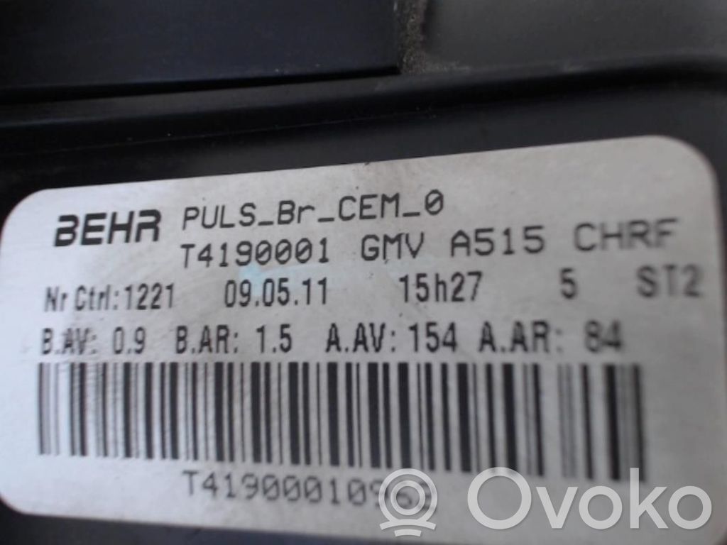 Citroen C3 Mazā radiatora ventilators 