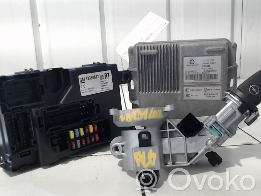 Opel Corsa D Engine ECU kit and lock set 