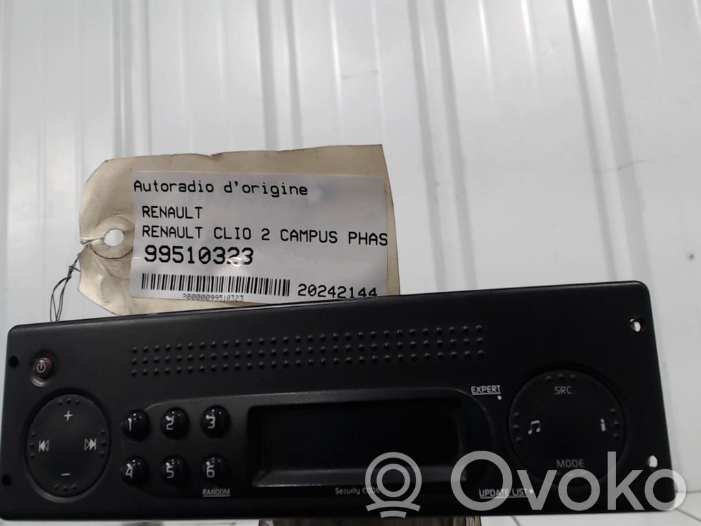 Renault Clio II Panel / Radioodtwarzacz CD/DVD/GPS 