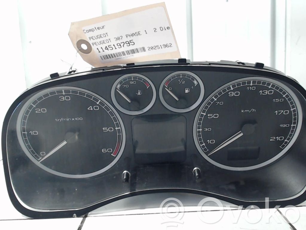 Peugeot 307 Licznik / Prędkościomierz 