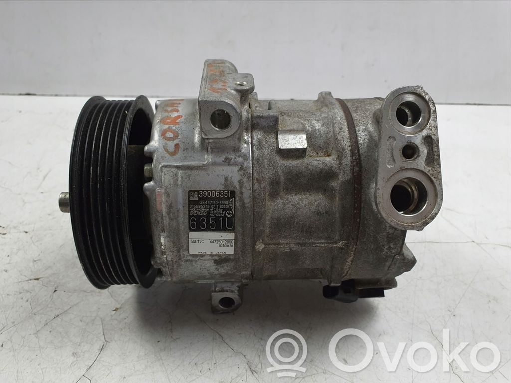 Air conditioning (A/C) compressor (pump)   39006351,4472502000,315595319,GE4471506990