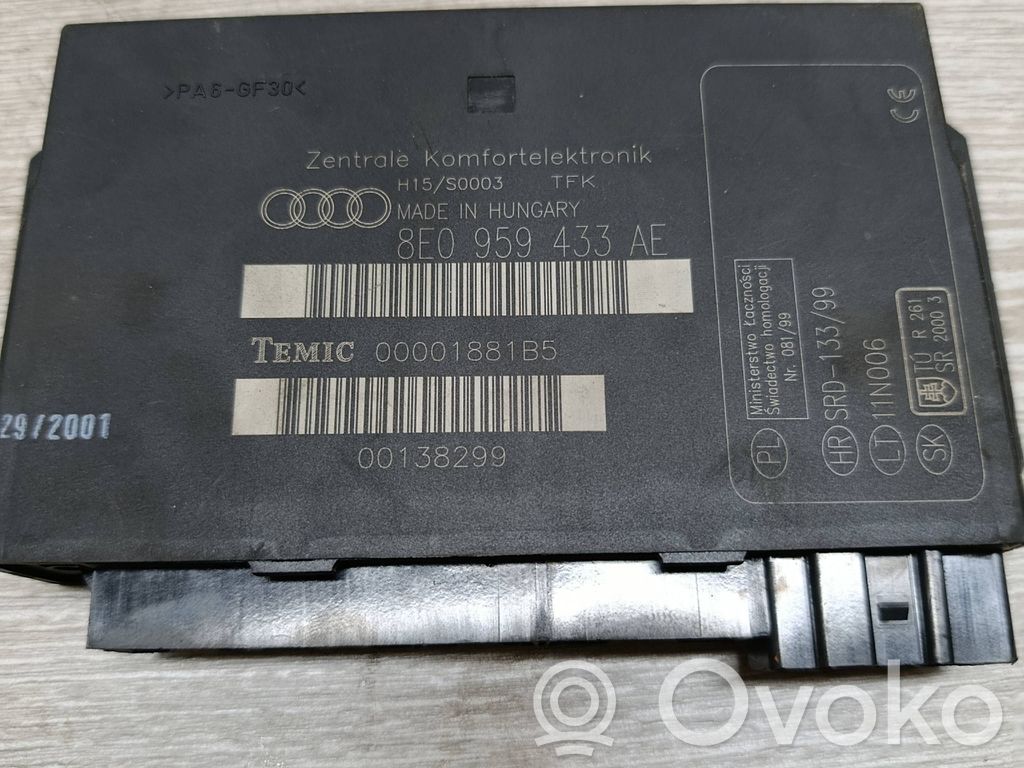 Mukavuusmoduuli   8E0959433AE,00001881B5,00138299