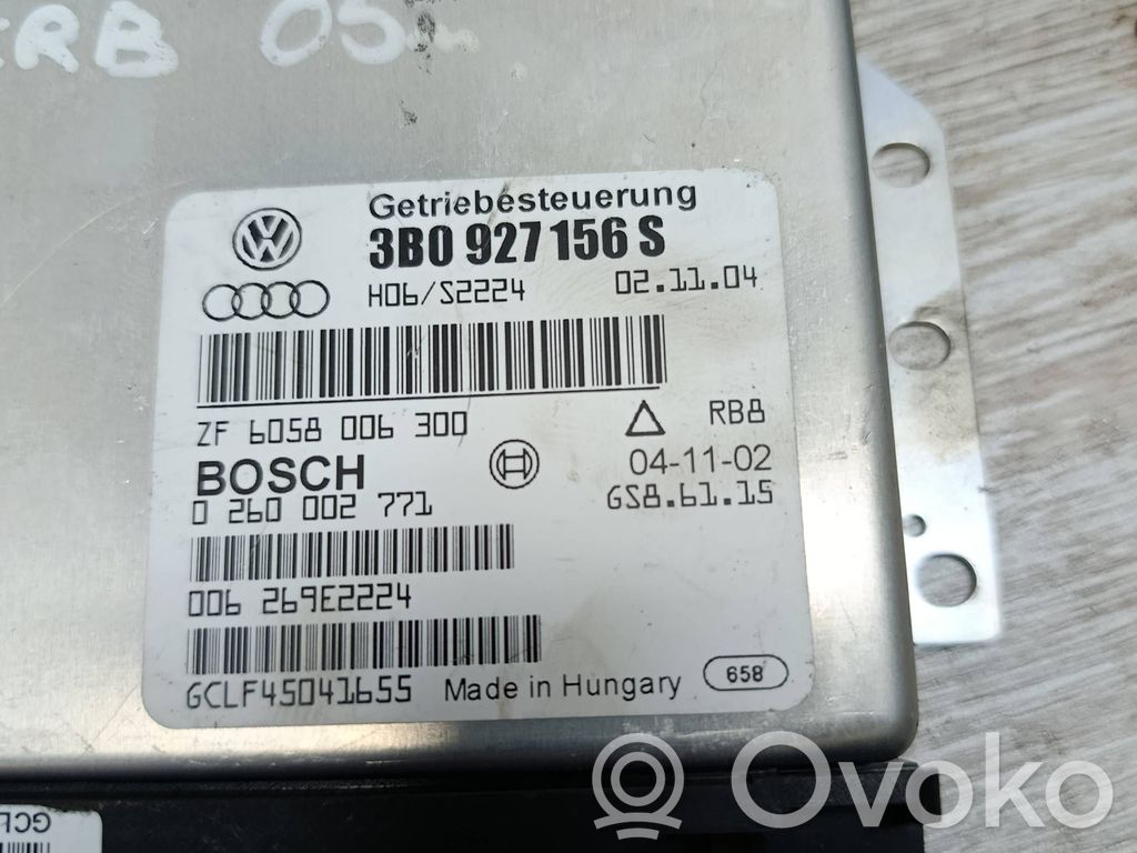 Skoda Superb B5 (3U) Unitate/modul de control cutie de viteze 