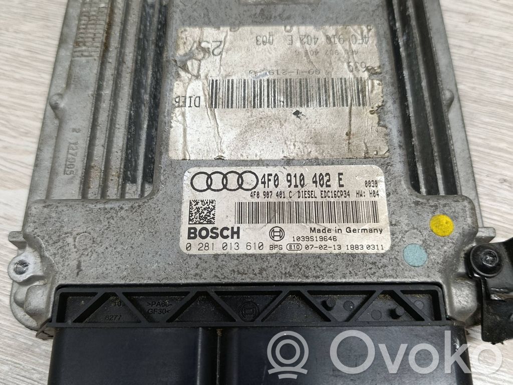 Unidad de control/módulo del motor   4F0910402E,4F0907401C,0281013610