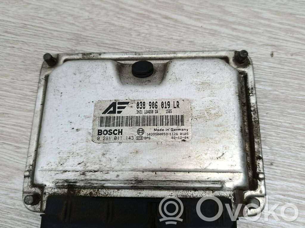 Engine control unit/module   038906019LR,0281011143,3M2112A650GA,1039S00653