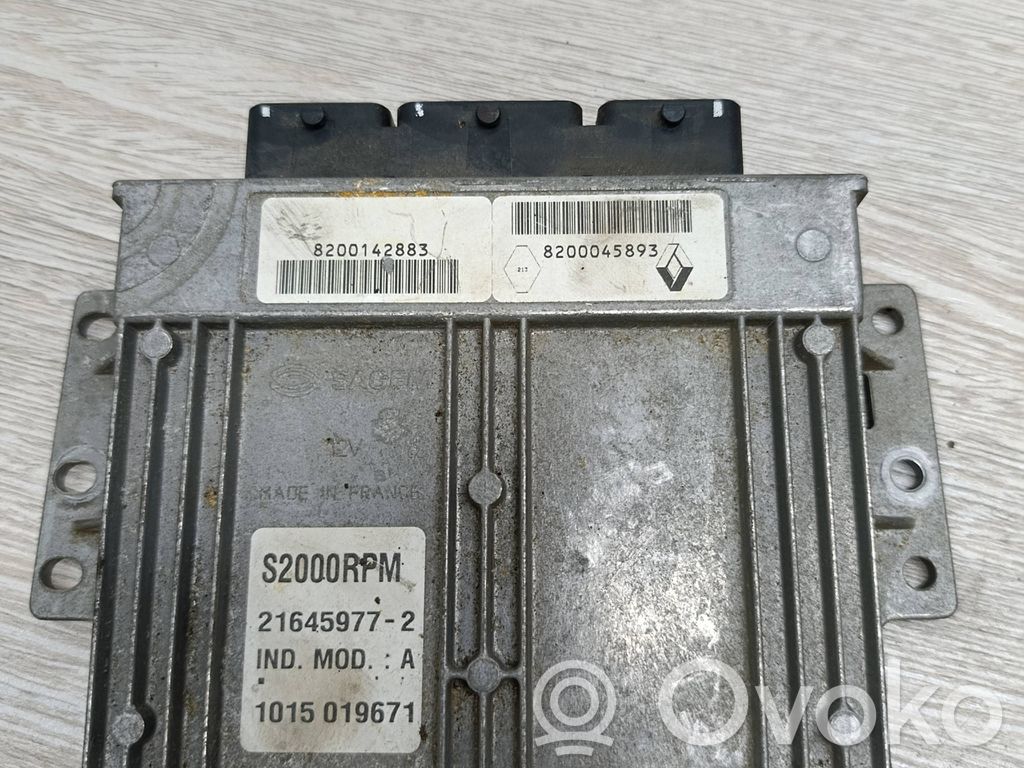 Engine control unit/module   S2000RPM,8200142883,216459772,8200045893