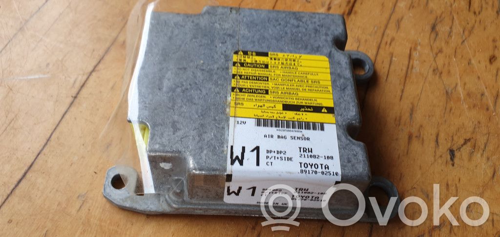 Unidad de control/módulo del Airbag   211082108,8917002510