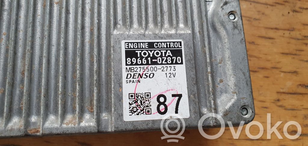 Unidad de control/módulo del motor   896610Z870,MB2755002773