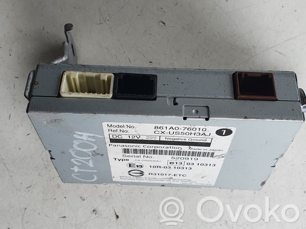 Lexus CT 200H Head unit multimedia control 
