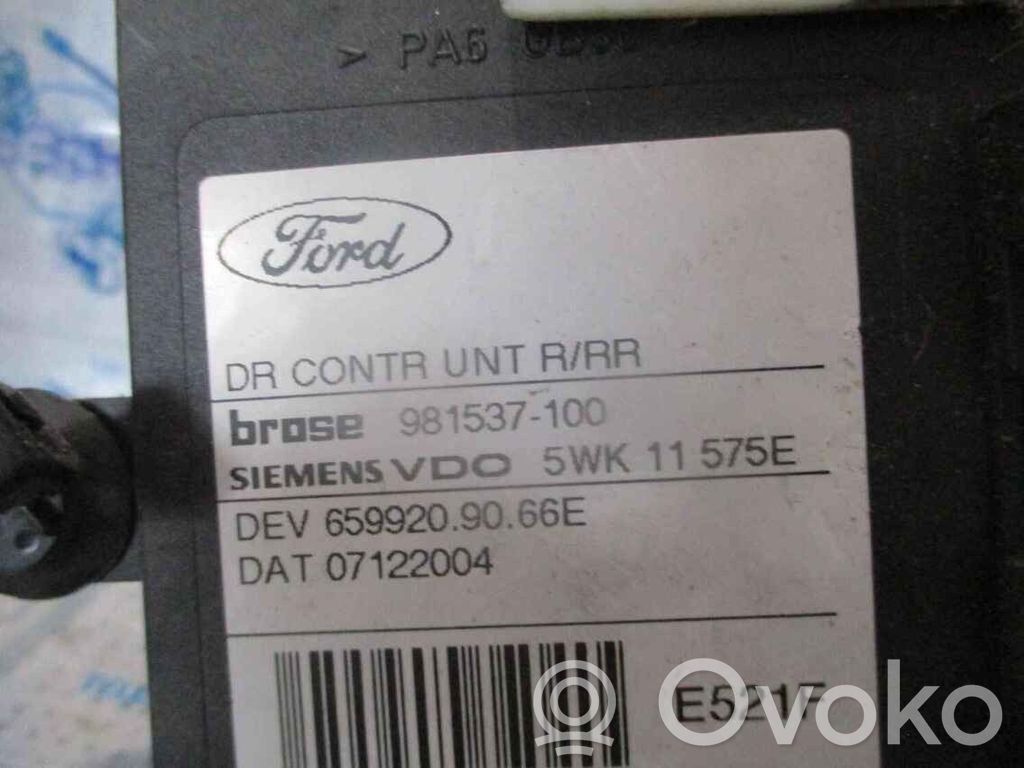 Ford Focus C-MAX Asa reguladora de la puerta trasera 
