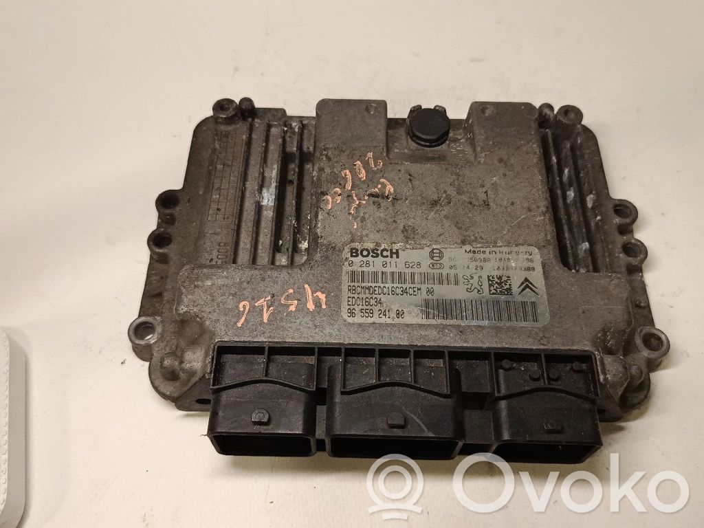 Engine control unit/module   9655924180,0281011628