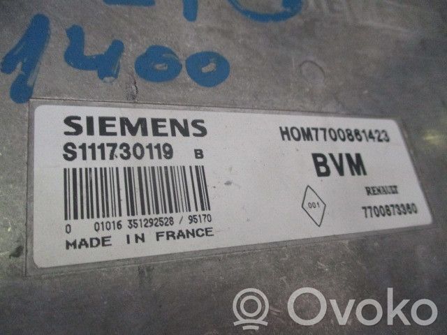 Engine control unit/module   7700873360,SIEMENS