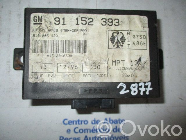 Opel Frontera A Ignition-blocking relay 