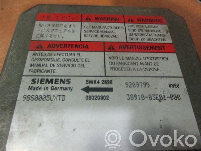 Opel Agila A Airbag control unit/module 