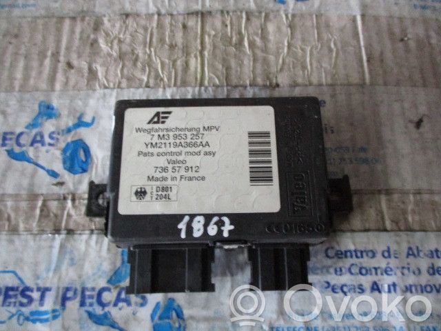 Ignition-blocking relay   7M3953257,IMOBILIZADOR,YM2119A366AA