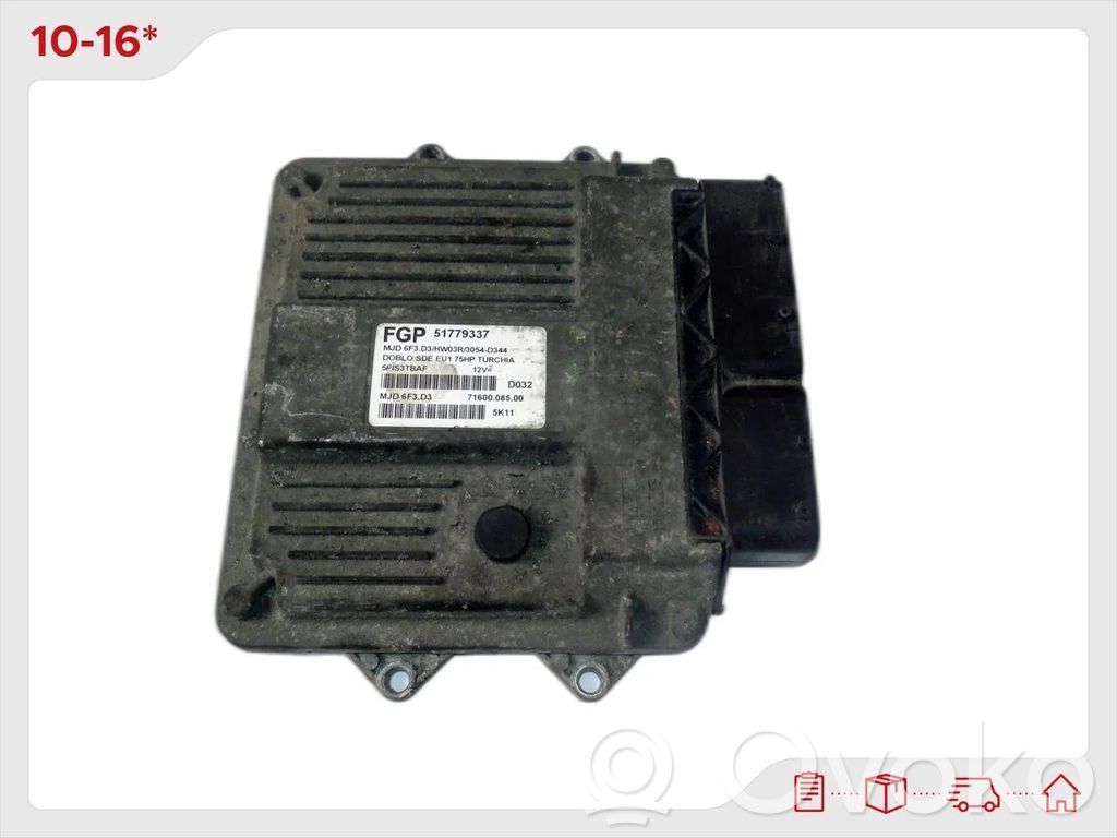 Engine control unit/module   51779337,MJD6F3