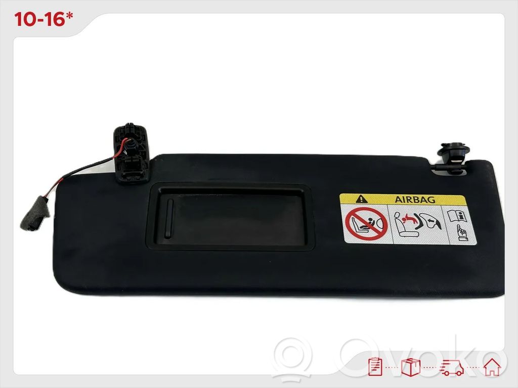 Sun visor   89A857551C