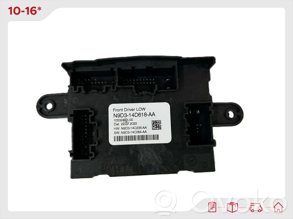 Unité de commande module de porte   N9D314D618AA,X590