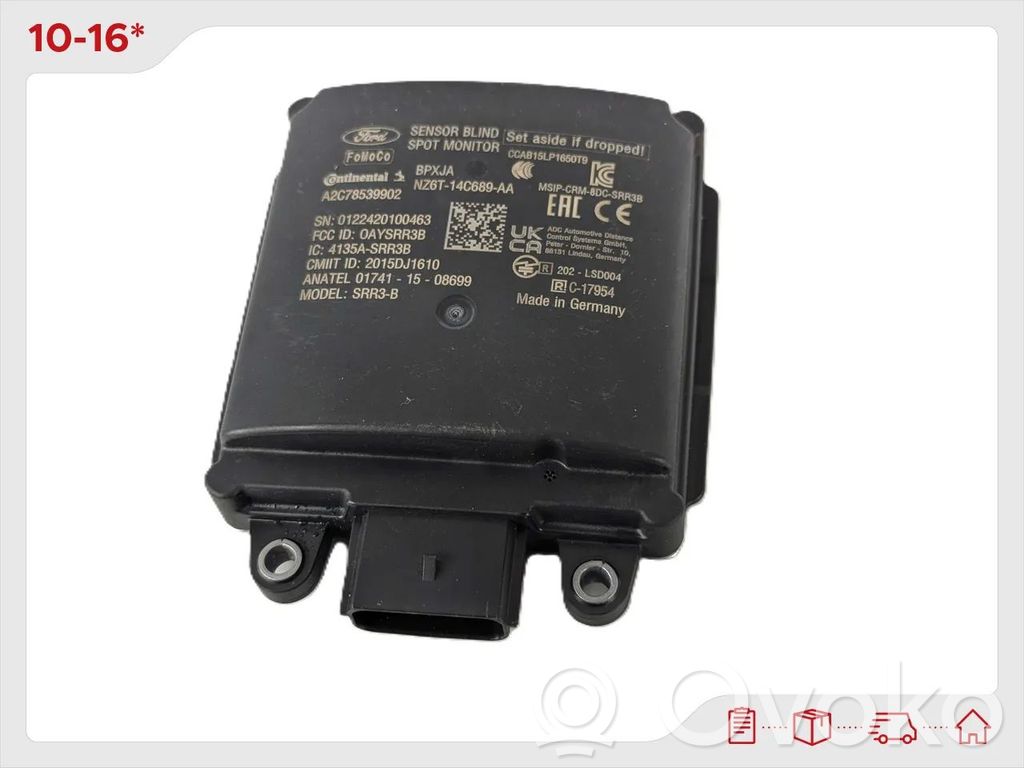 Módulo de control de punto muerto   NZ6T14C689AA,BX726STLINE