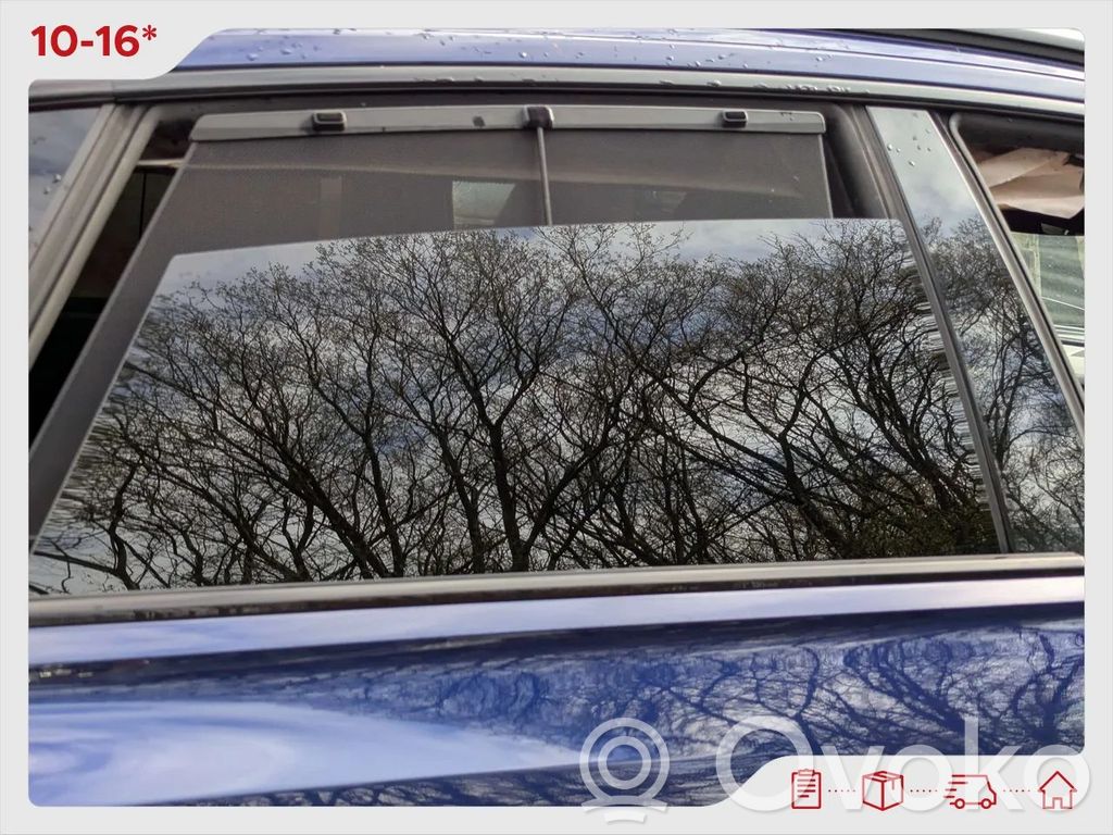 Audi Q8 Pagrindinis galinių durų stiklas 