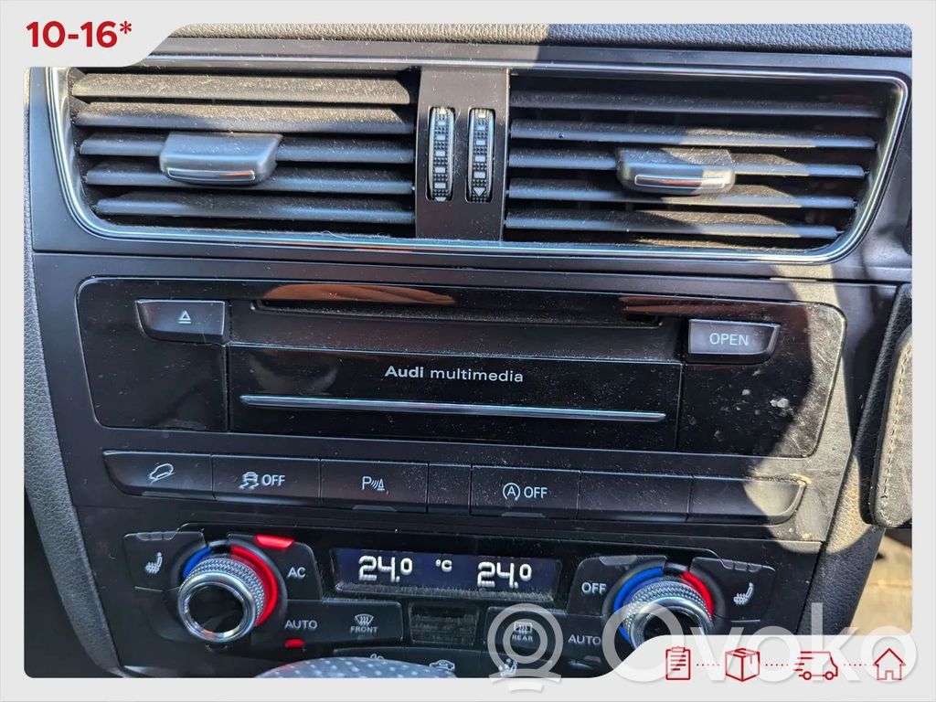 Audi Q5 SQ5 8R Radio/CD/DVD/GPS-pääyksikkö 