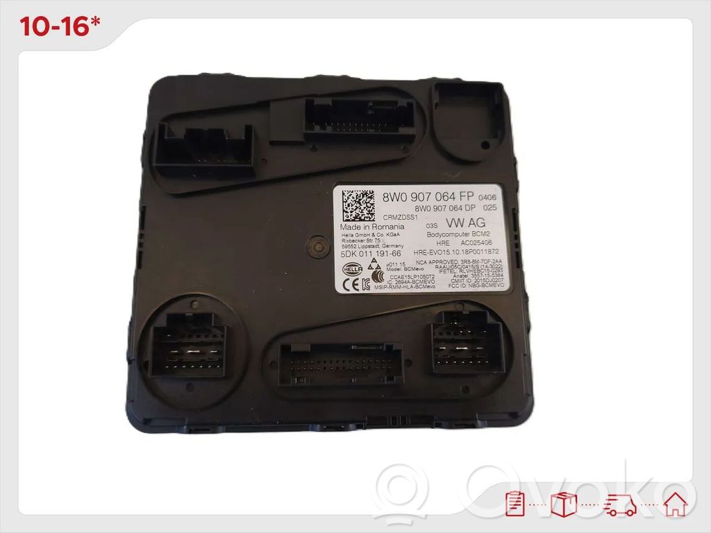 Central body control module   8W0907064FP