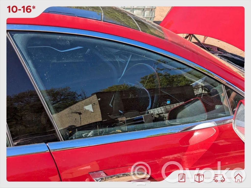Tesla Model S priekšējo durvju stikls (četrdurvju mašīnai) 