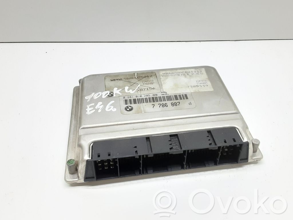 BMW 3 E46 Engine control unit/module 