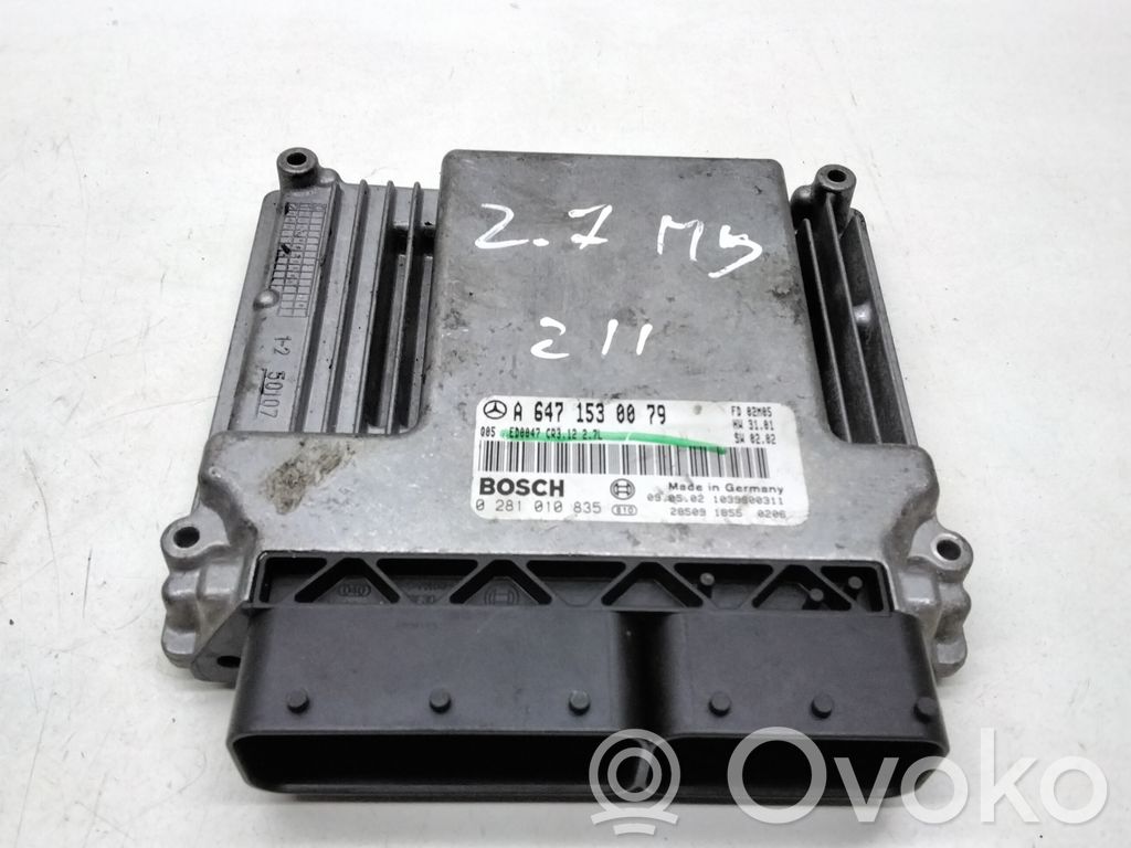 Mercedes-Benz E W211 Engine control unit/module 