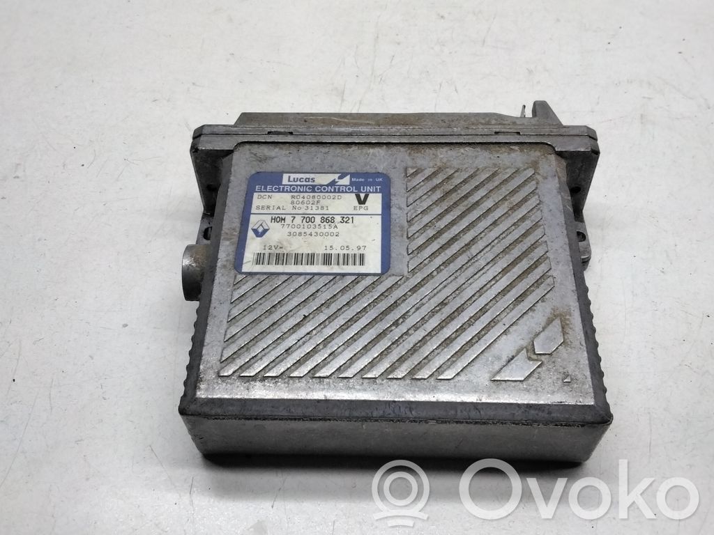 Engine control unit/module   7700868321