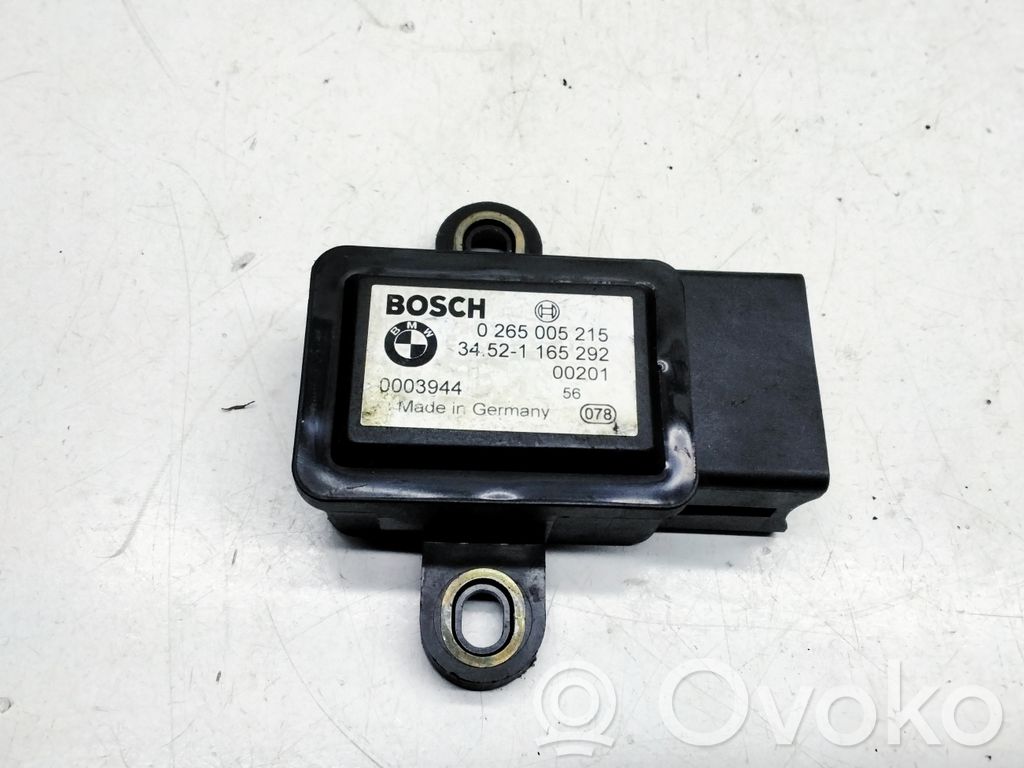 BMW 5 E39 ESP acceleration yaw rate sensor 