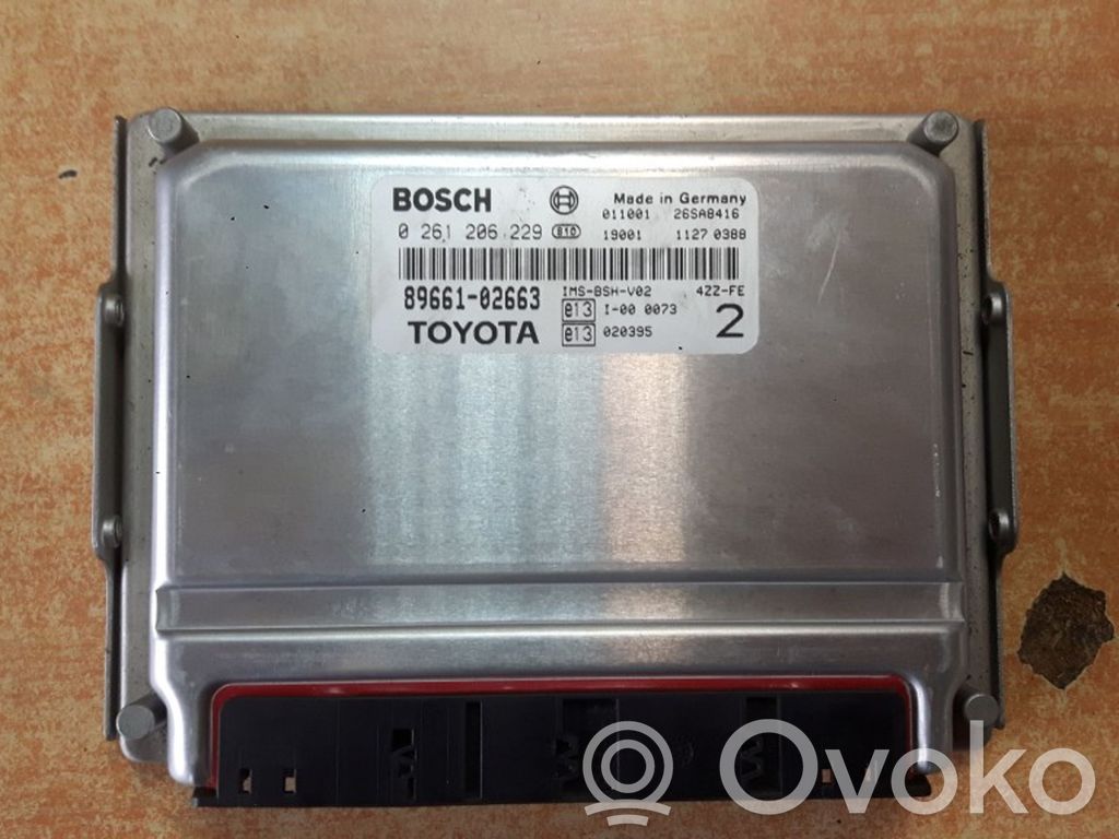 Engine control unit/module   8966102663,0261206229