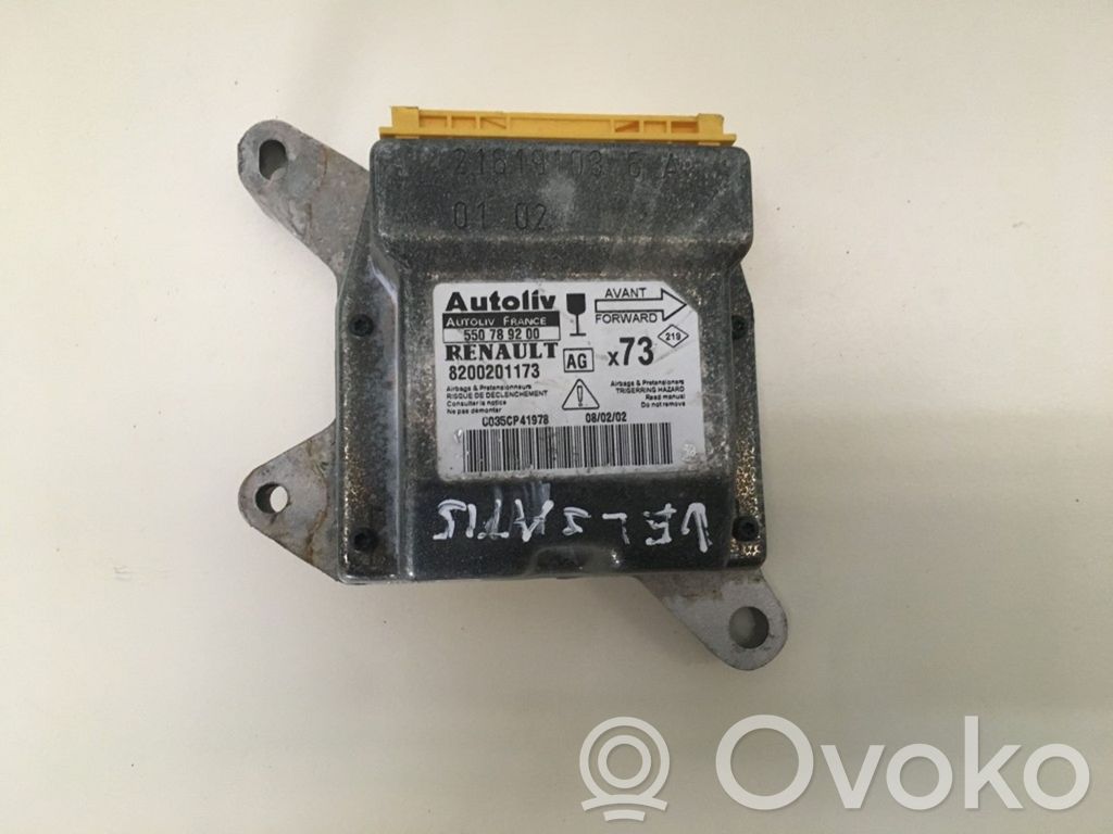 Renault Vel Satis Airbag control unit/module 