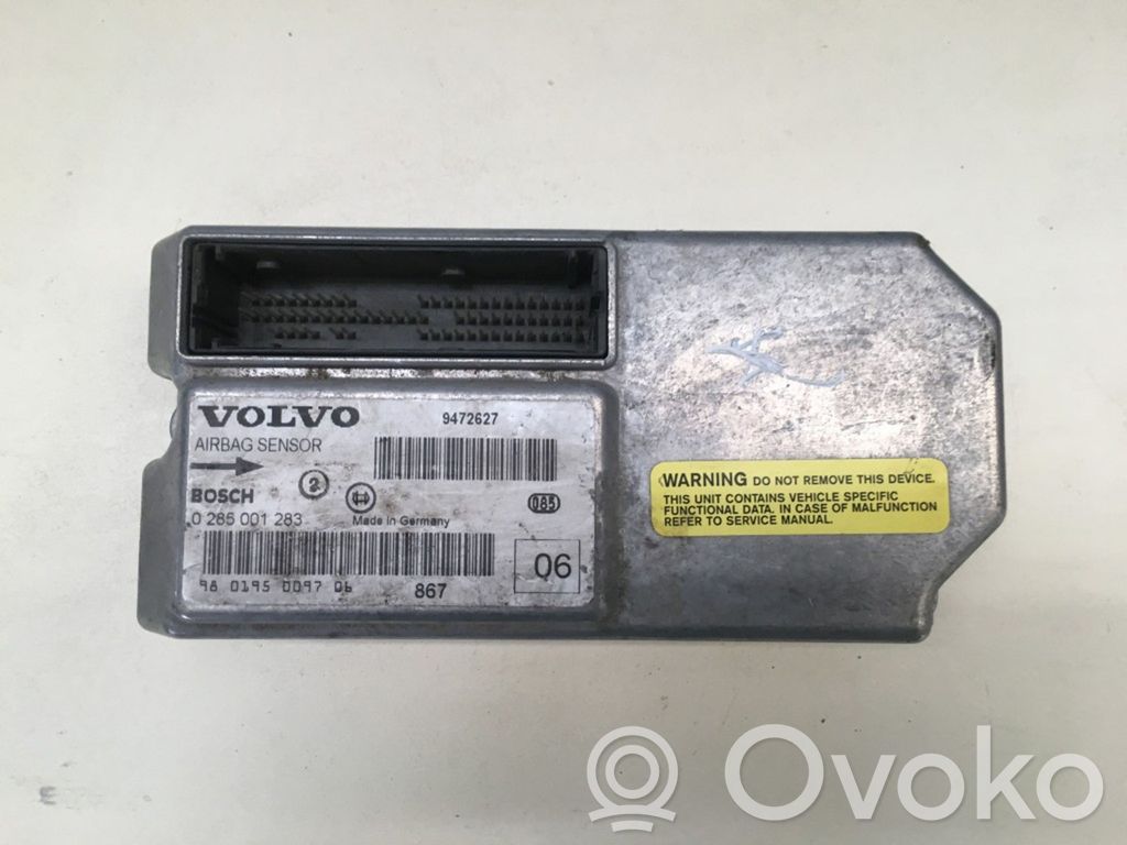 Airbag control unit/module   0285001283,9472627