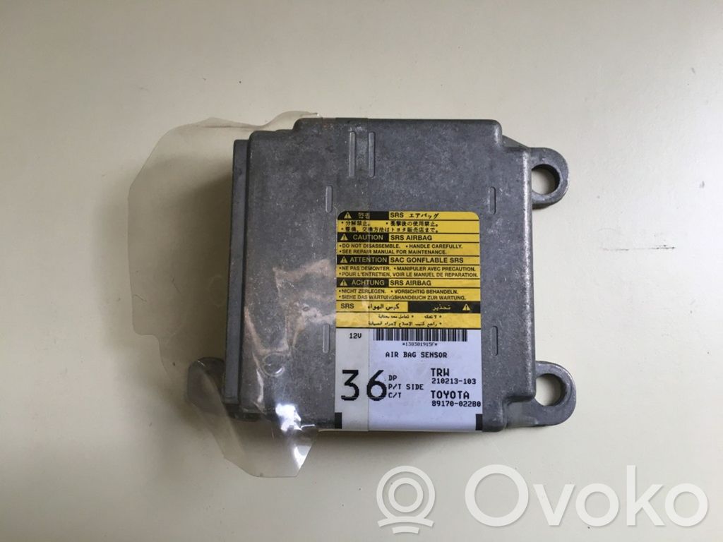 Toyota Corolla E120 E130 Module de contrôle airbag 