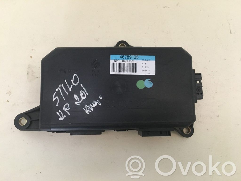 Fiat Stilo Mukavuusmoduuli 