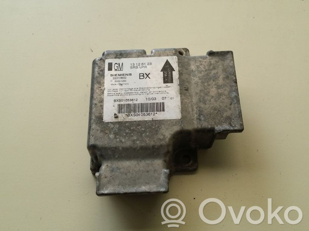 Opel Vectra C Airbag control unit/module 