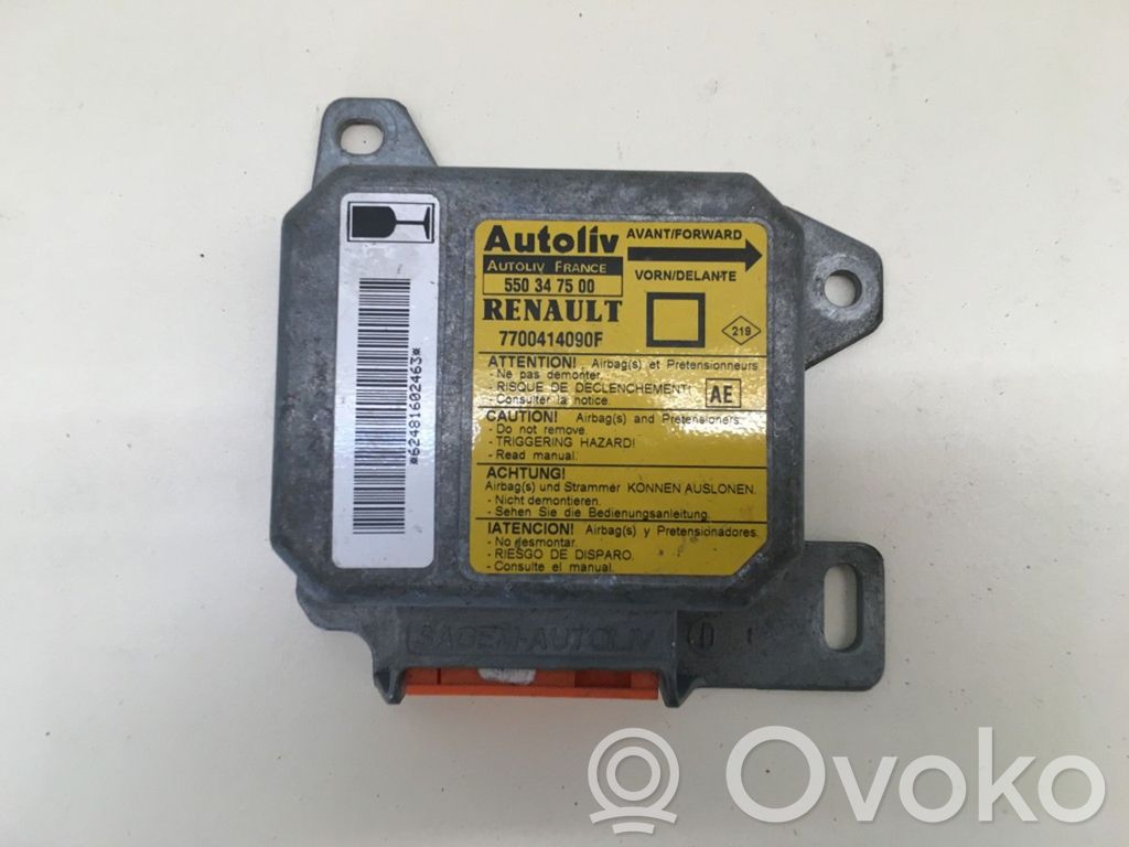Renault Megane I Airbag control unit/module 