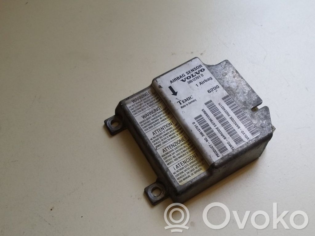 Volvo S40, V40 Airbag control unit/module 