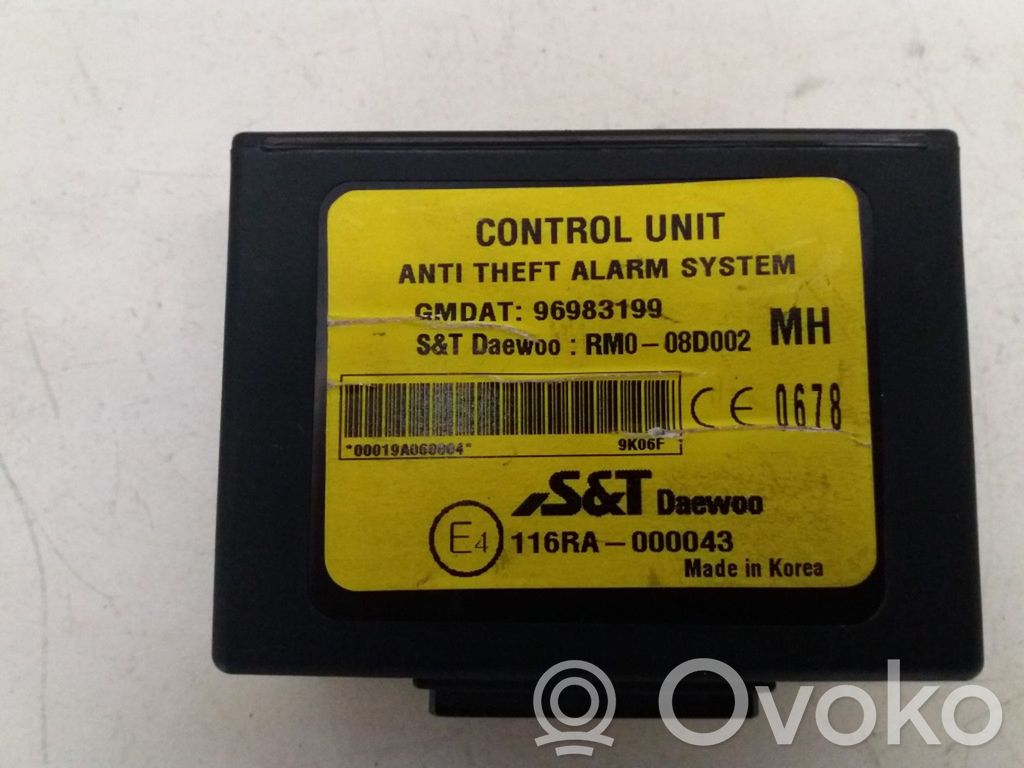 Immobilizer control unit/module   96983199