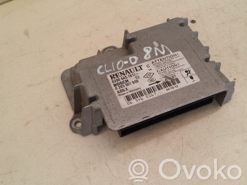 Airbag control unit/module   8200645161,0285001959