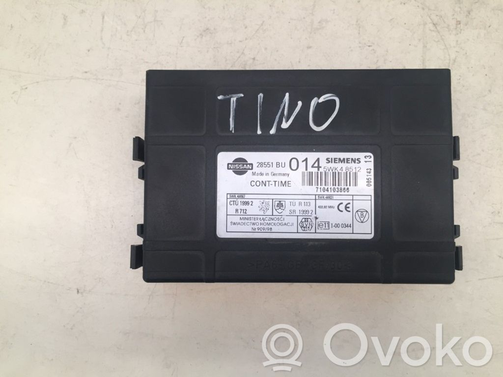 Nissan Almera Tino Moduł / Sterownik komfortu 