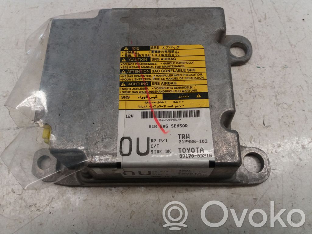 Toyota Yaris Airbag control unit/module 