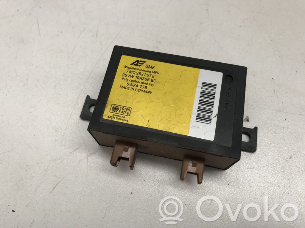 Other control units/modules   7M0953257E,95VW19A366BC,5WK4778