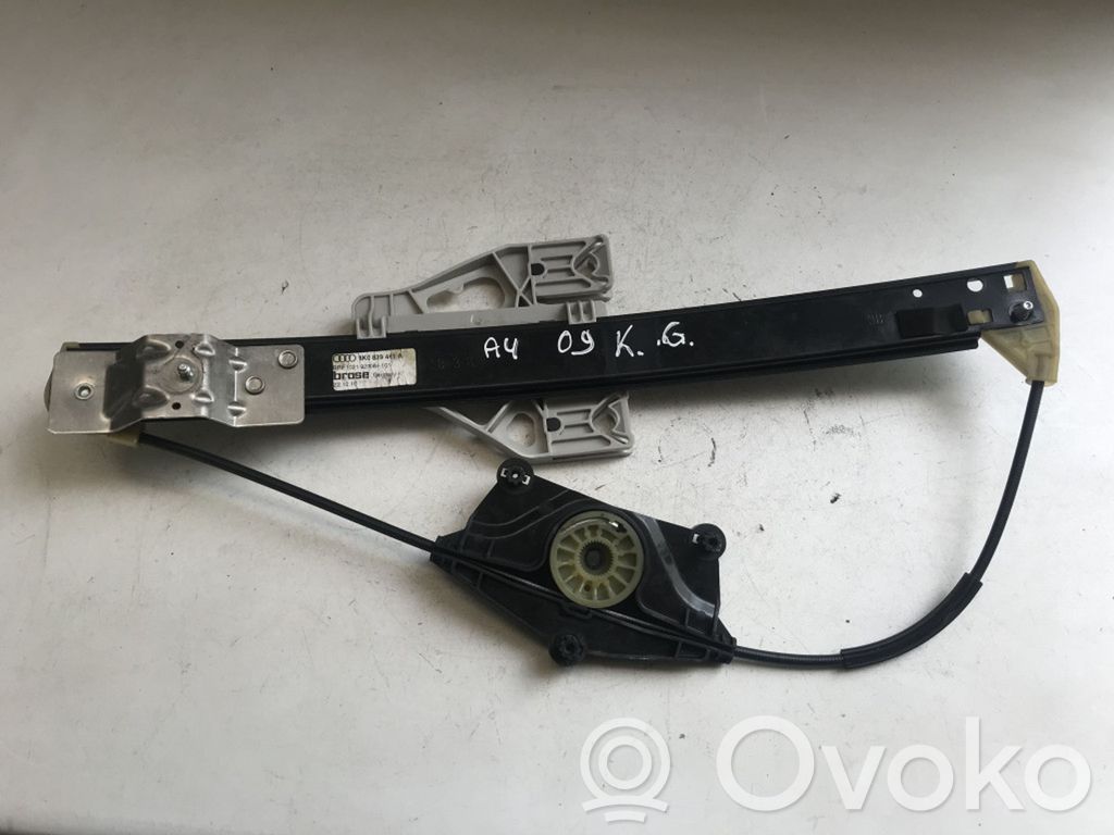 Audi A4 S4 B8 8K Mechanizm podnoszenia szyby tylnej bez silnika 