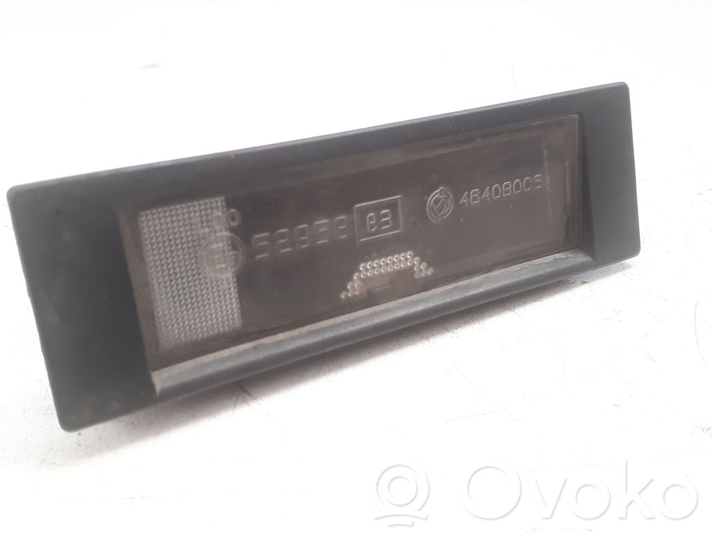 Fiat Marea Éclairage de plaque d'immatriculation 
