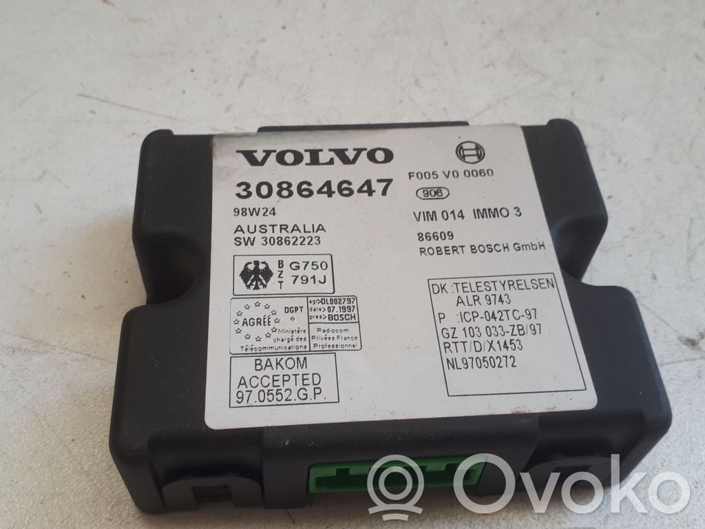 Volvo S40, V40 Immobilizer control unit/module 