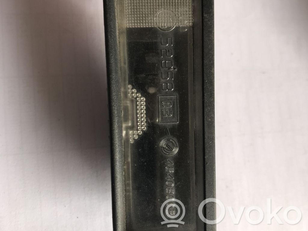 Alfa Romeo 156 Éclairage de plaque d'immatriculation 