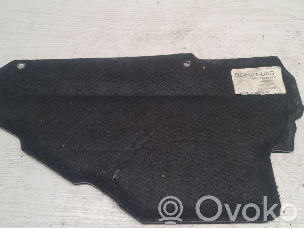 Peugeot 407 Revestimiento de los botones de la parte inferior del panel 