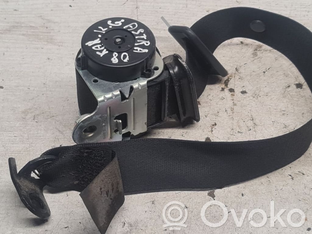 Opel Astra H Sicherheitsgurt hinten 